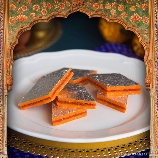 24 Carats Mithai Magic Orange Katri - 500 gms