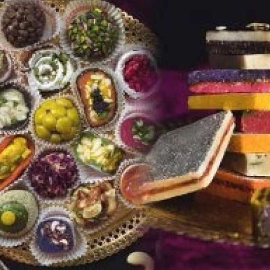 24 Carats Mithai Magic Royal Gift Box - 500 gms