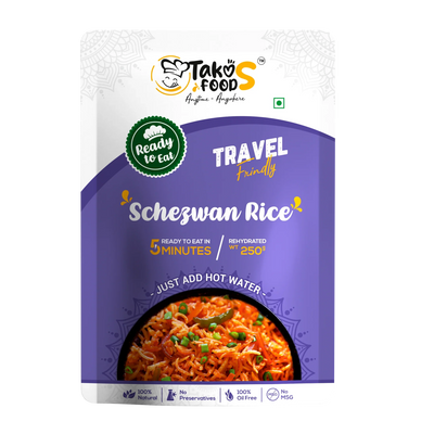 Takos Food Schezwan Rice | Ready To Eat 250 gms