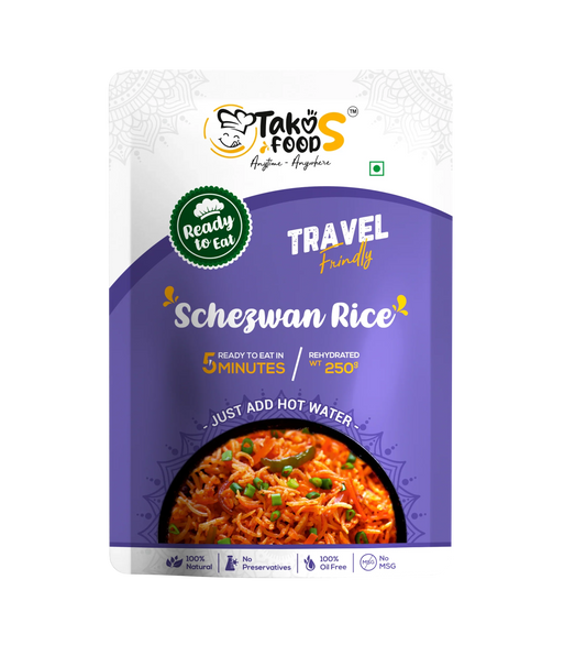 Takos Food Schezwan Rice | Ready To Eat 250 gms