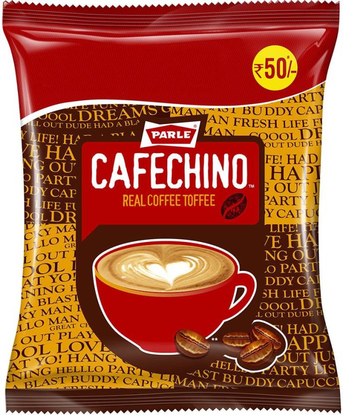 4x PARLE Real Coffee Cafechino Toffee  -  247.5 g each (Pack of 4)