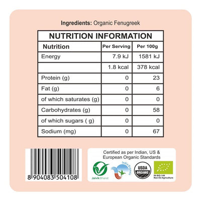 24 Mantra Organic Fenugreek Seeds
