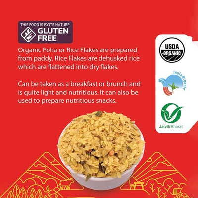 24 Mantra Organic White Poha - 500 gms