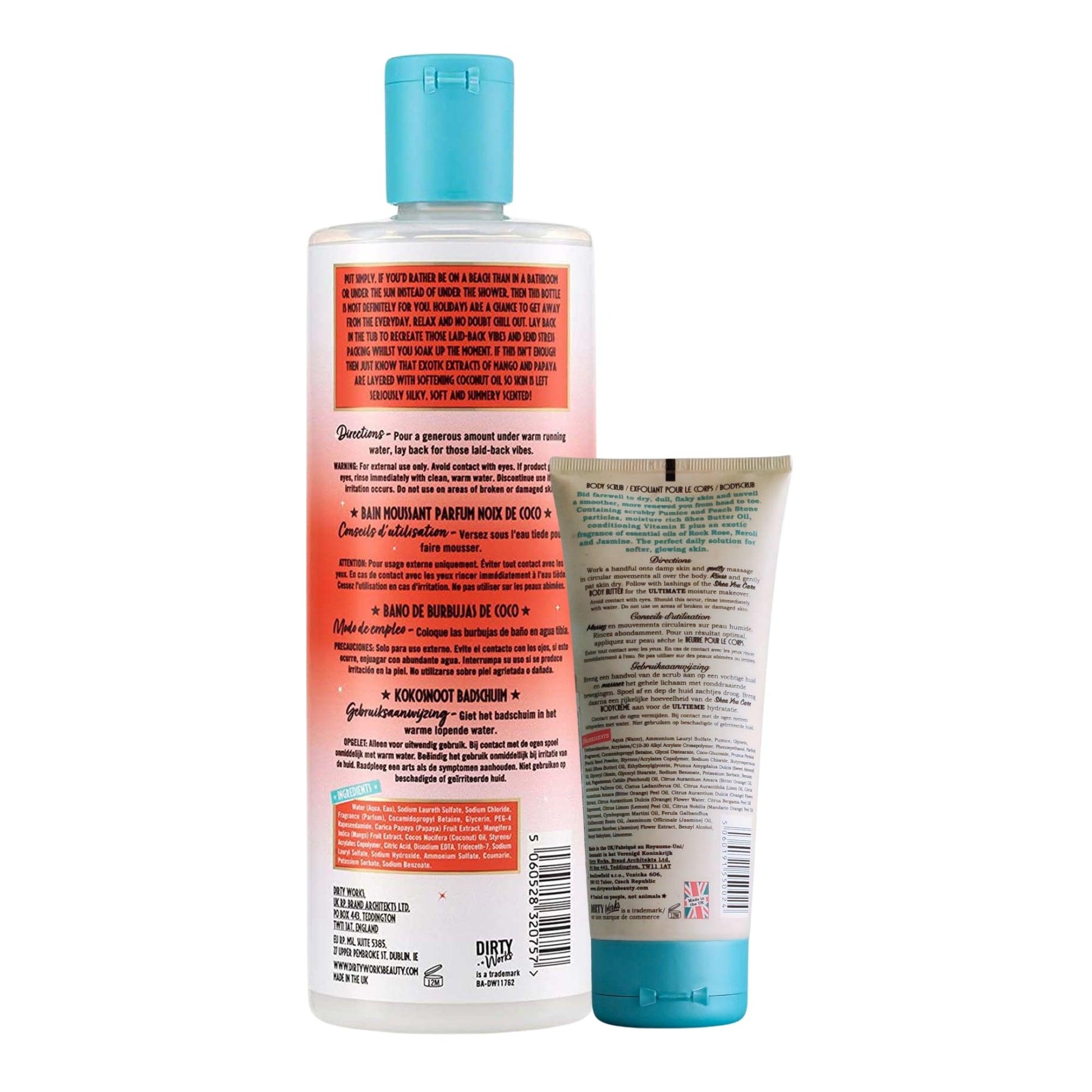 Soak It Up Coconut Bath Soak And Buff Your Stuff Scrub