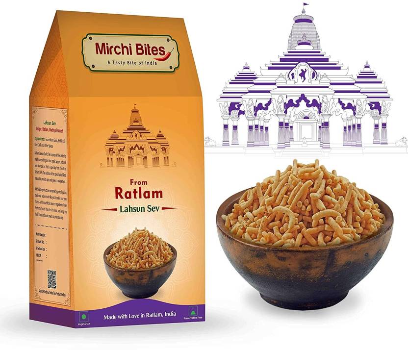 mirchi bites Ratlam Lahsun Sev  (250 g)
