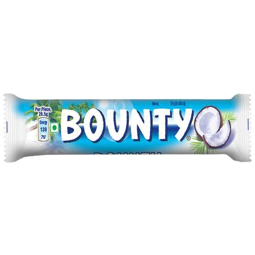 Bounty Coconut Filled Chocolate Bar, 28.5 g