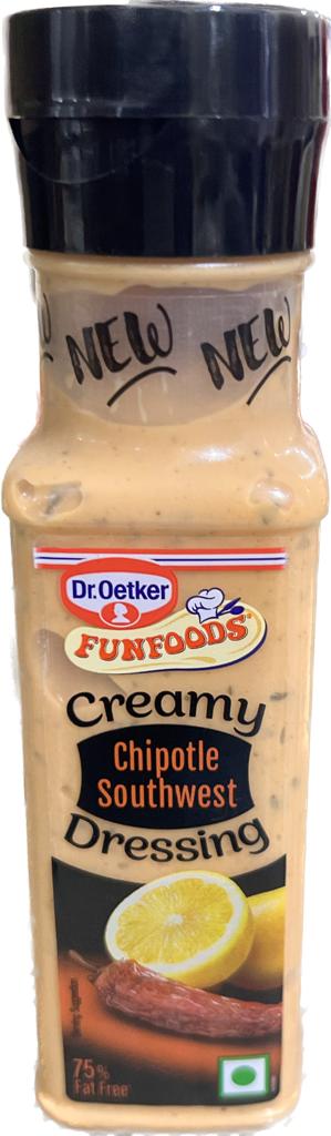 Dr. Oetker Funfoods Creamy Chipotle Southwest Dressing 210G