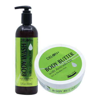 Avocado Oil Body Wash And Avocado Oil Body Butter