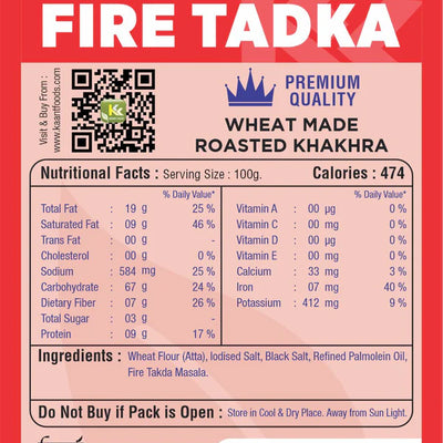 Kaant Foods Fire Tadka Khakhra | 200 gms
