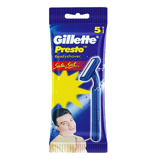 Gillette Presto - Sata Sat Disposable Razor, 5 pcs