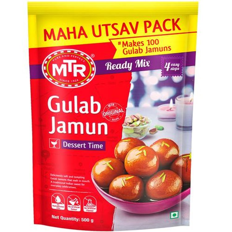 MTR Ready Mix - Gulab Jamun, 500 g Pouch