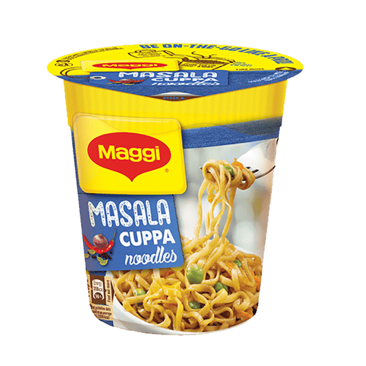 25x MAGGI Cuppa Noodles - Masala, Instant On-The-Go Snacks, 70 g - Pack of 25