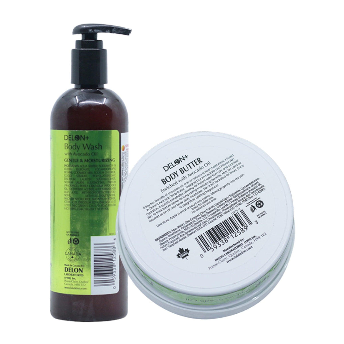 Avocado Oil Body Wash And Avocado Oil Body Butter