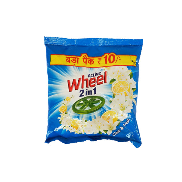 Active Wheel 2 in 1 Detergent Powder-155G