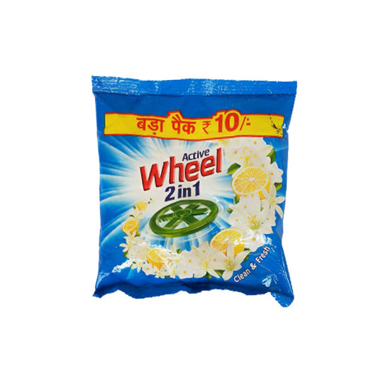 Active Wheel 2 in 1 Detergent Powder-155G