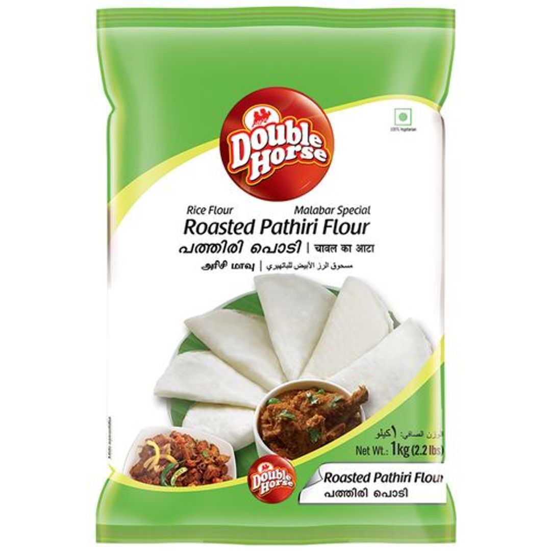 Double Horse Flour - Pathiri Rice, 500 g Pouch