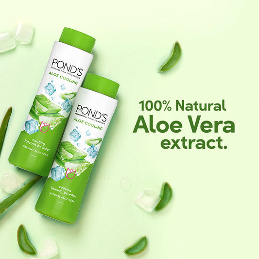 Pond's Aloe Cooling Talc Powder - 300 gm