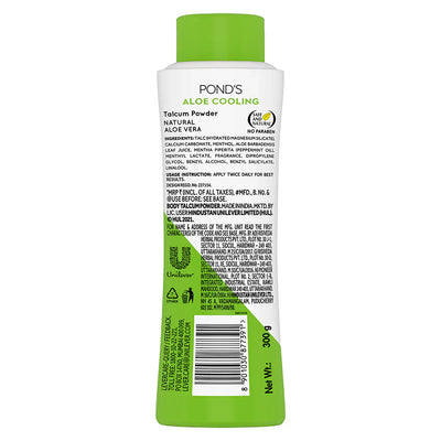 Pond's Aloe Cooling Talc Powder - 300 gm