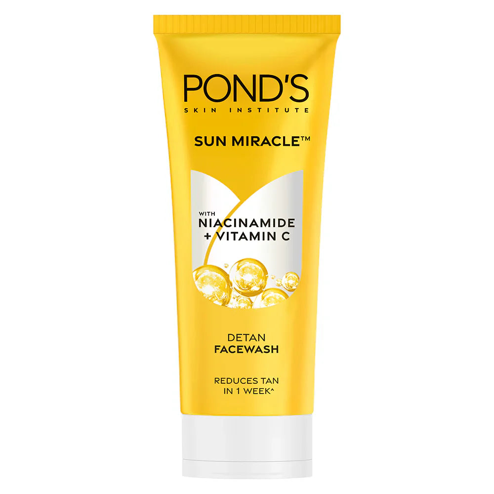 Pond's Detan Facewash With Vitamin C & Niacinamide - 100 gm