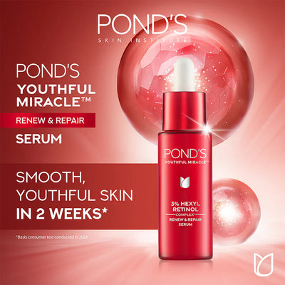 Pond's Youthful Miracle Hexyl Retinol, Renew & Repair Serum - 28 ml