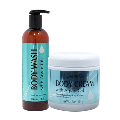 Argan Oil Body Wash And Argan Oil Body Cream