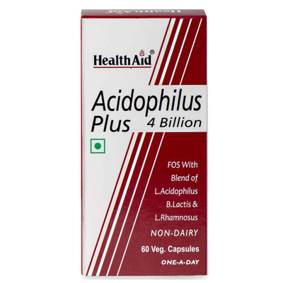 HealthAid Acidophilus Plus 4 Billion Probiotic Capsules