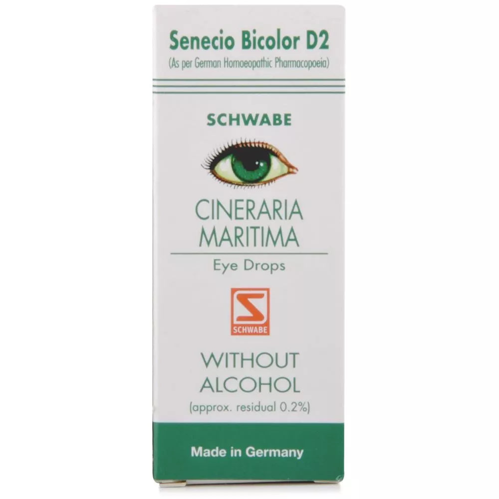 Dr. Willmar Schwabe Cineraria Maritima Eye Drop 10ml | Pack of 2