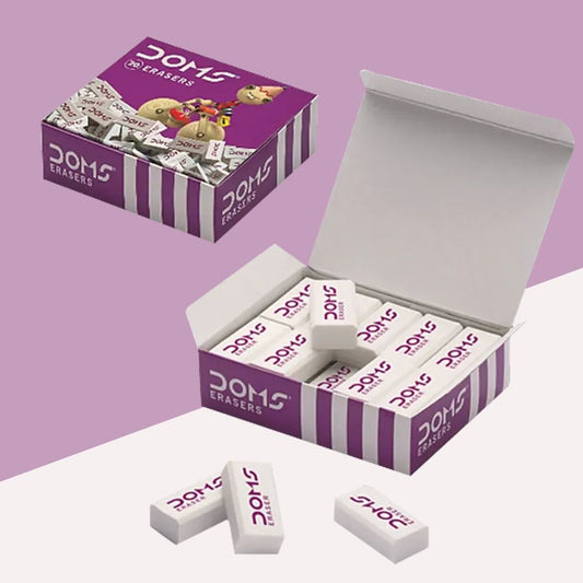 Doms Dust Free Eraser – Small ( Pack of 20 )