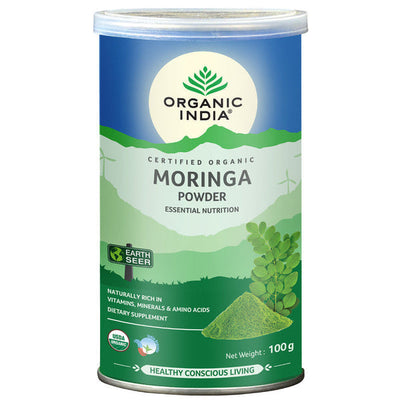 Organic India Moringa Powder 100g Can