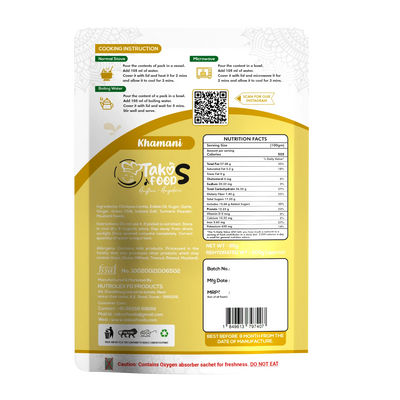 Takos Food Khamni | Ready To Eat 200 gms