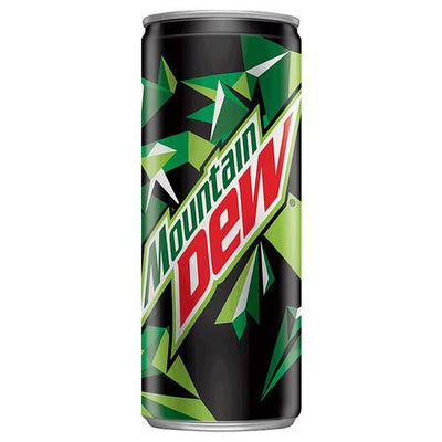 Mountain Dew Soft Drink, 330 ml Can