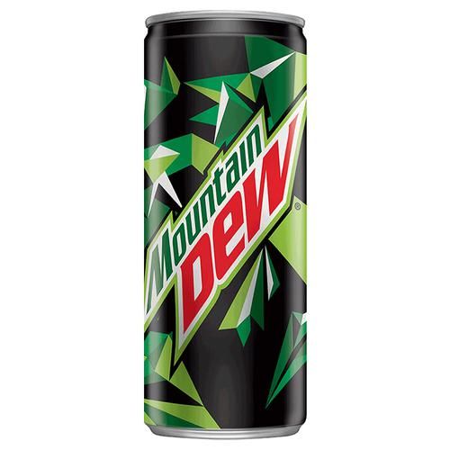 Mountain Dew Soft Drink, 330 ml Can