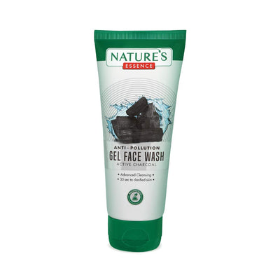 Nature's Essence Anti-Pollution Gel Face Wash - Active Charcoal