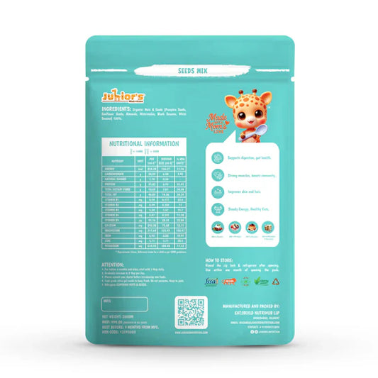 Junior's Nutrition Seeds Mix For Young Kids (3+ Years) | 500 gms