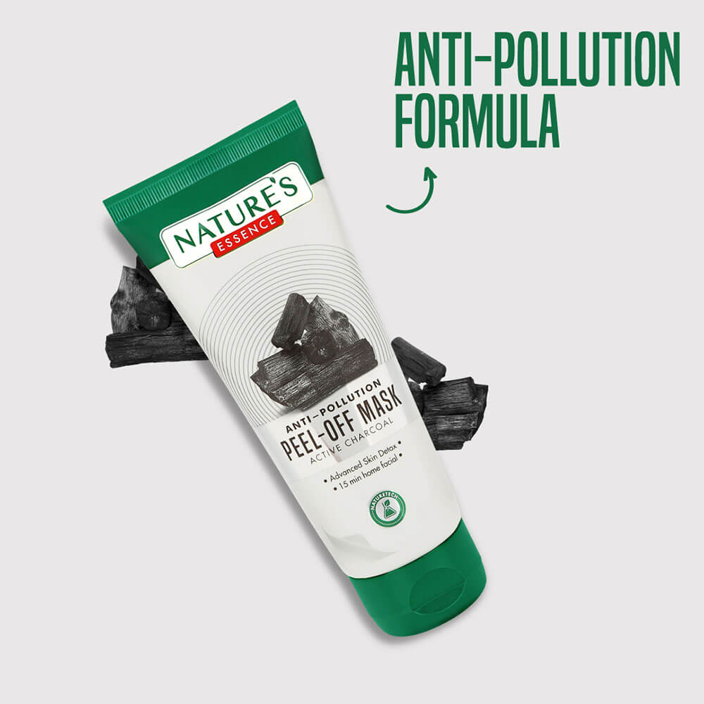 Nature's Essence Anti-Pollution Peel off Mask Active Charcoal - 50 gm
