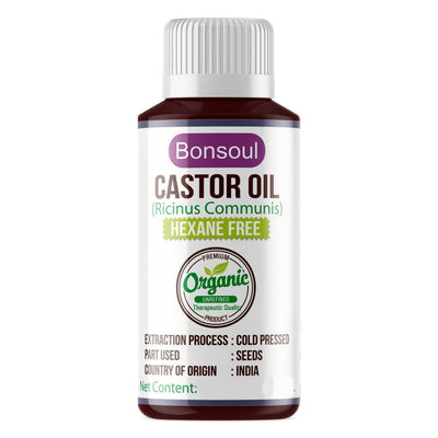 Bonsoul Castor Carrier Oil Hexane Free