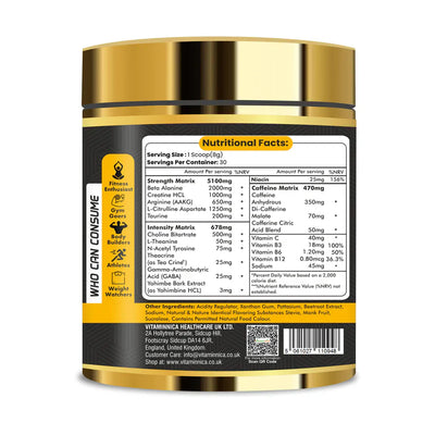 Vitaminnica Battle Zone Pre Workout