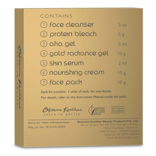 Aroma Magic Gold Facial Kit (Single Use) (35 gm + 10 ml)