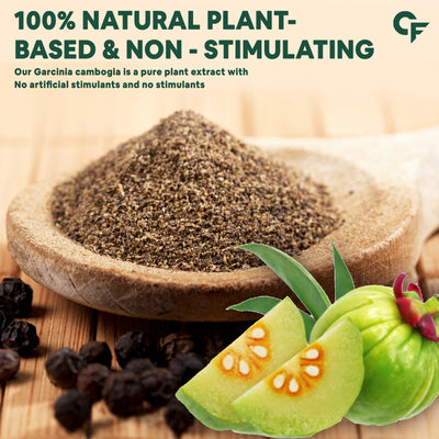 CF Garcinia Cambogia 3000mg 60% HCA & 6mg Piperine Per Serving | Weight Loss Supplement- 120 Veg Tablets