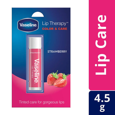 Vaseline Lip Care Colour & Care Strawberry - 4.5 gms