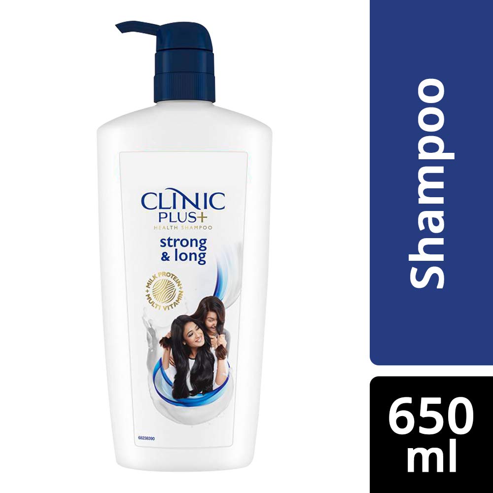 Clinic Plus Strong & Long, Milk Protein & Multi-Vitamin Health Shampoo
