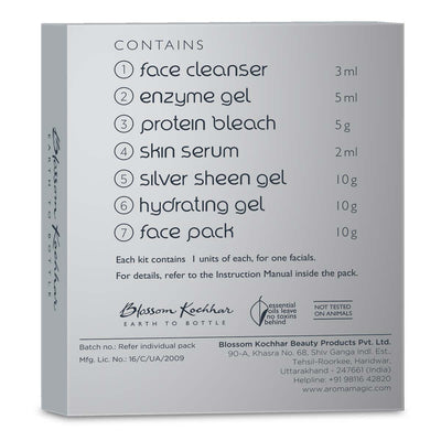 Aroma Magic Silver Facial Kit (Single Use) (35g + 10ml)