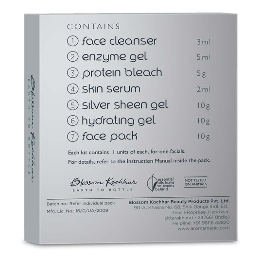 Aroma Magic Silver Facial Kit (Single Use) (35g + 10ml)