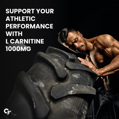 CF Carbamide Forte L Carnitine Supplement 1000mg Capsules for Men & Women | Pre Workout Supplement -Veg Capsules 60 Count