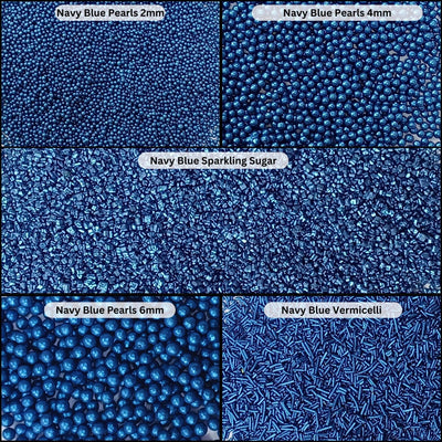 Confect Sprinkles for Cakes & Cupcakes Decoration | USP-10(Navy Blue)
