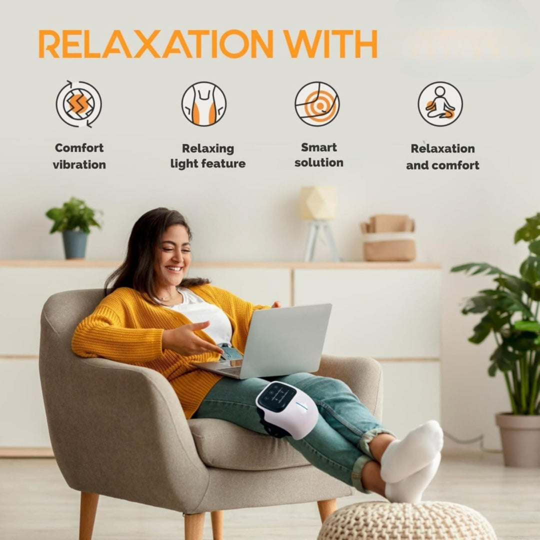 Upyogaa Wireless Knee & Shoulder Massager | 1 Year Warranty