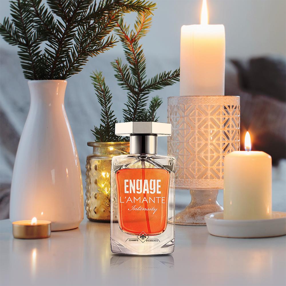 Engage L'amante Intensity Eau De Parfum for Women, Woody Fragrance (100 ml)