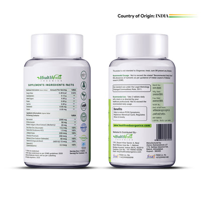 Health Veda Organics Plant Based PCOS Multivitamin Supplement Tablets