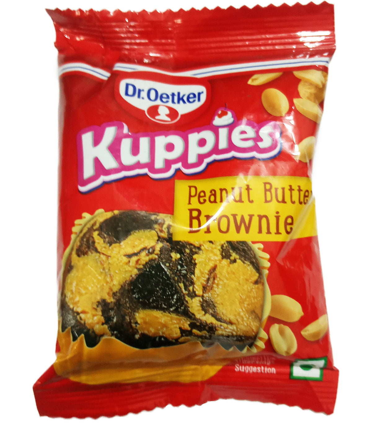 Dr. Oetker Kuppies Peanut Butter Brownie Cake, 37g