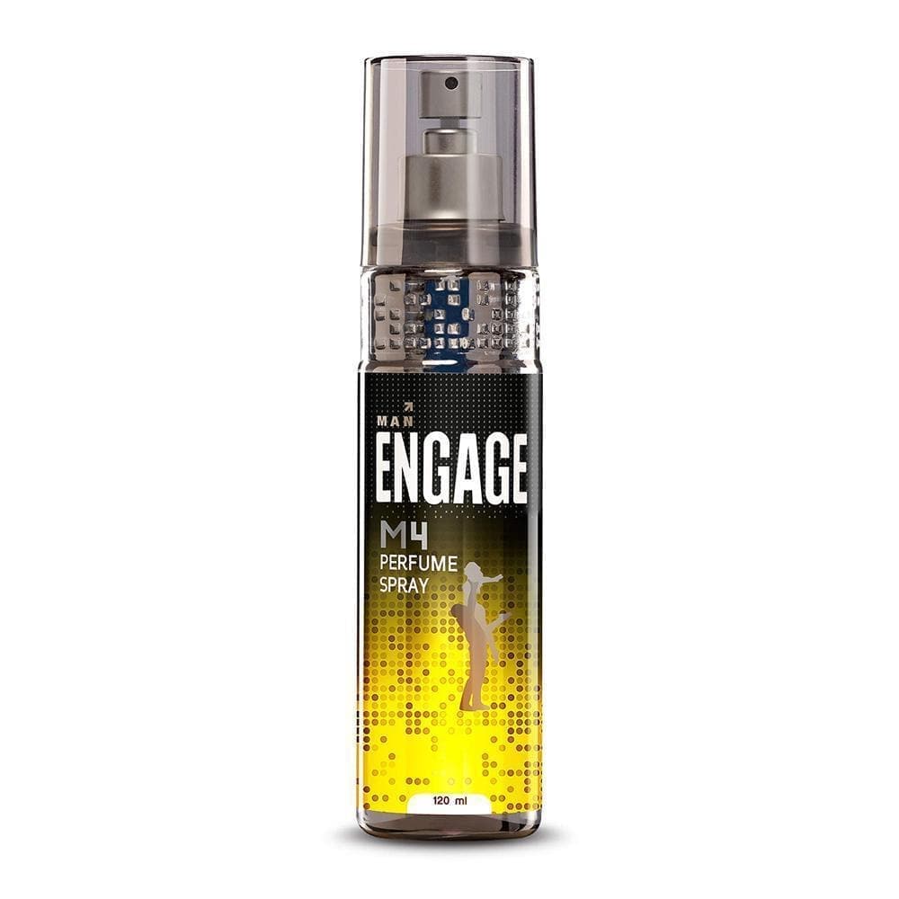Engage M4 Perfume Spray for Men Spicy and Lavender Fragrance, Long Lasting (120 ml)